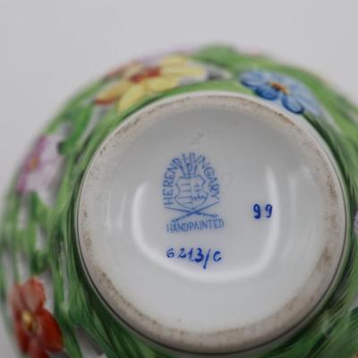 HEREND Porcelain Bonbonnière