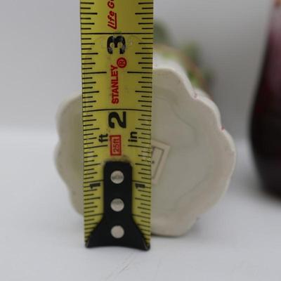 Trifles Made in Italy Vegetable Cruet Set - Oil, Vinegar,‎ Salt and Pepper Tray