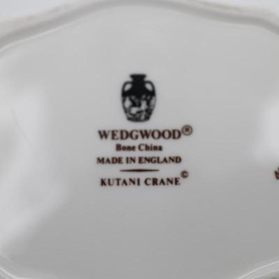 WEDGWOOD Kutani Crane (2) Bells and (3) Trinket Dishes