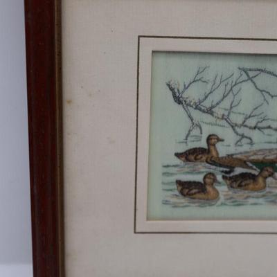 Framed Cash's Woven Mallard Art