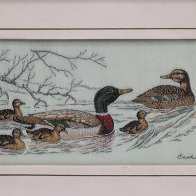 Framed Cash's Woven Mallard Art