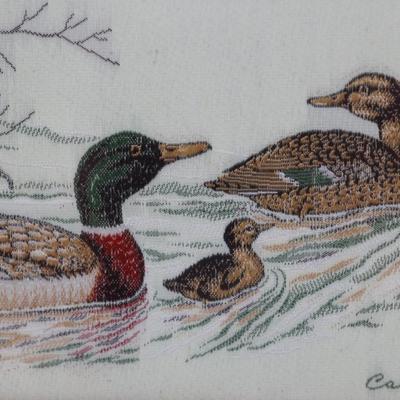 Framed Cash's Woven Mallard Art