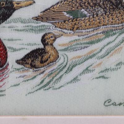 Framed Cash's Woven Mallard Art