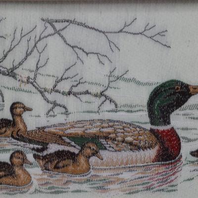 Framed Cash's Woven Mallard Art