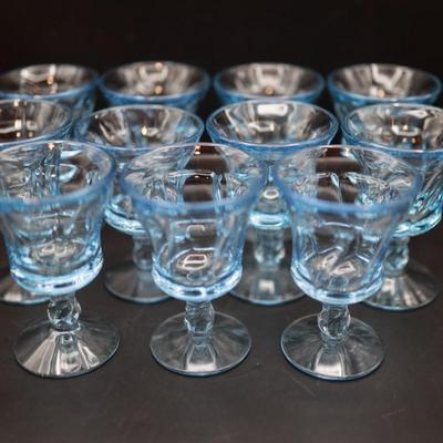 FOSTORIA Jamestown Blue 4.5" Glasses