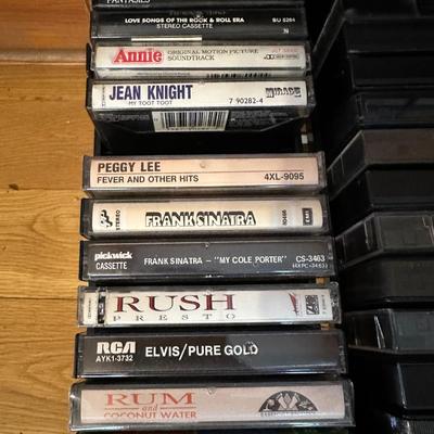 Cassette Tapes & Storage Drawers