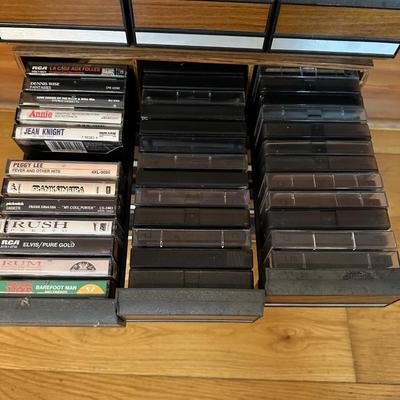 Cassette Tapes & Storage Drawers