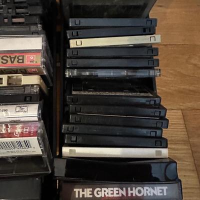 Cassette Tapes & Storage Drawers