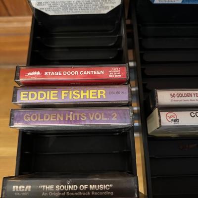 Cassette Tapes & Storage Drawers