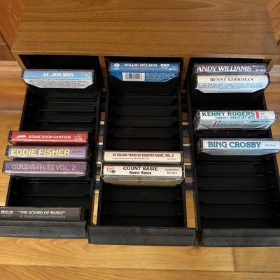 Cassette Tapes & Storage Drawers