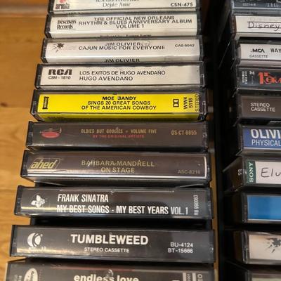 Cassette Tapes & Storage Drawers