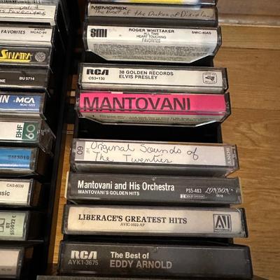 Cassette Tapes & Storage Drawers