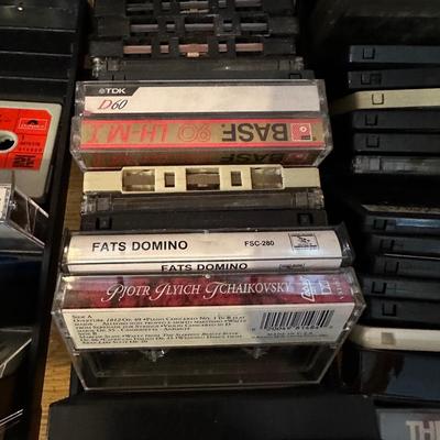 Cassette Tapes & Storage Drawers