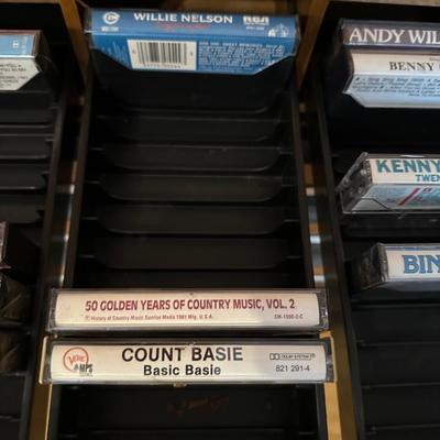 Cassette Tapes & Storage Drawers