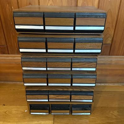 Cassette Tapes & Storage Drawers