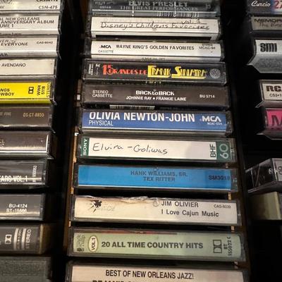 Cassette Tapes & Storage Drawers