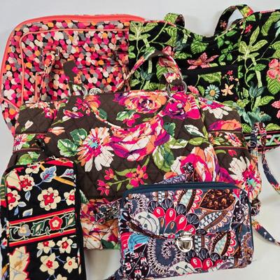 LOT 78: Multiple Vera Bradley Bags and Wallets
