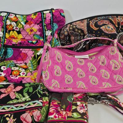 LOT 79: Variety of Vera Bradley Handbags and Wallets