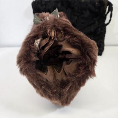 LOT 92: Vintage Purses and Two Hand Muffs