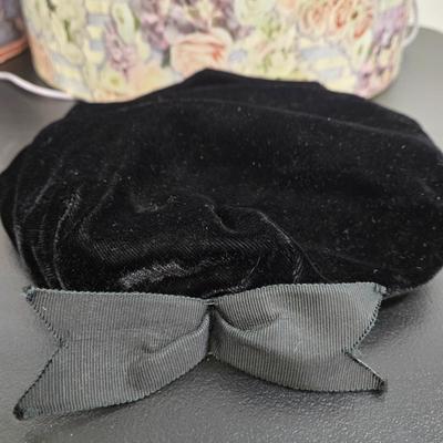 LOT 96: Formal Hats and Velvet Clutch Purse