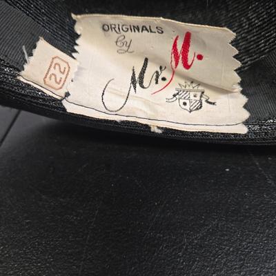 LOT 96: Formal Hats and Velvet Clutch Purse