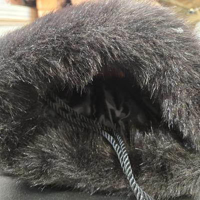 LOT 97: The Mad Hatter's Hat, Fur Hat and Hand Muff, and Bee Keeper's Necessities