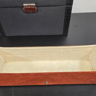 LOT 98: Jewelry/ Makeup Box and More
