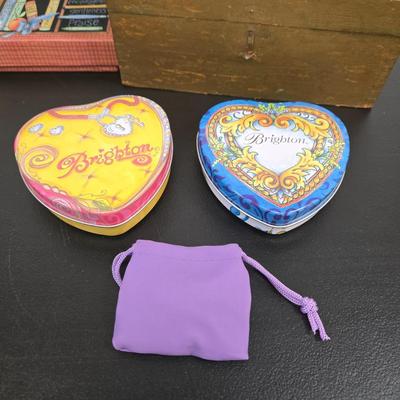LOT 98: Jewelry/ Makeup Box and More