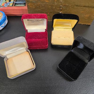 LOT 98: Jewelry/ Makeup Box and More