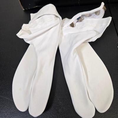 LOT 99: Lace Collars, Sleeping Bonnets, Nylon Stockings, and More