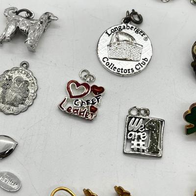 LOT 165J: Screwback and Clip-On Earrings, Pendants, Charms and More