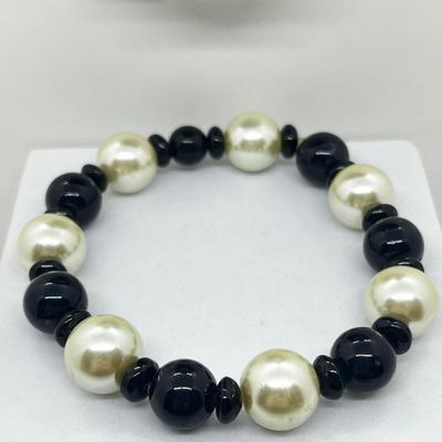 LOT 166J: Vintage Black Glass Bead Lot