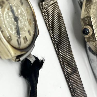 LOT: 167J: Antique/Vintage Watch Lot for Craft or Repair