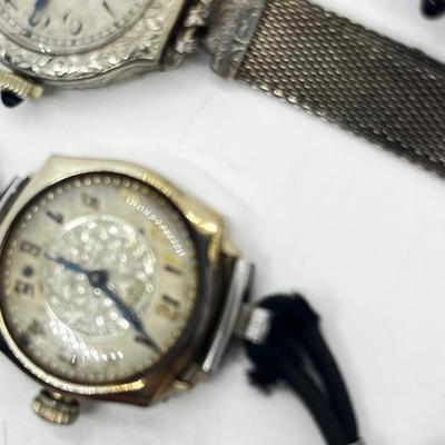 LOT: 167J: Antique/Vintage Watch Lot for Craft or Repair