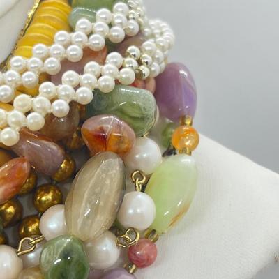 LOT 175J: Bright Colored Necklace Lot