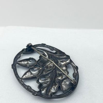 LOT 185J: Vintage Sterling Brooch - 10.8 Grams