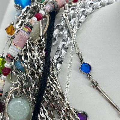 LOT 188J: Beautiful Costume Necklaces: Lia Sophia, Sarah Coventry and More