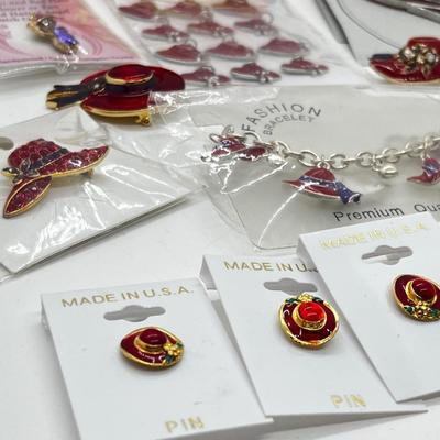 LOT 189: Red Hat Society Lot