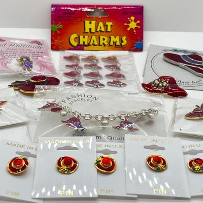 LOT 189: Red Hat Society Lot
