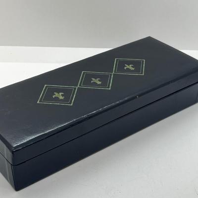 LOT 193J: Massive Christmas Jewelry Lot in a Vintage Spalding Box - Watches, Earrings, Pins and More