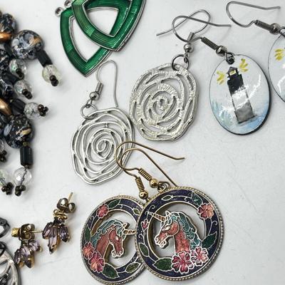 LOT 194J: Lot of Vintage Pierced Earrings: Avon, Liz Claiborne and More