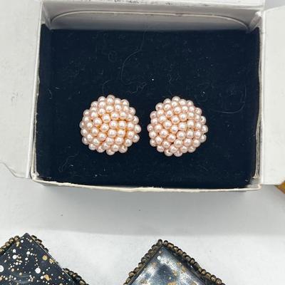 LOT 194J: Lot of Vintage Pierced Earrings: Avon, Liz Claiborne and More