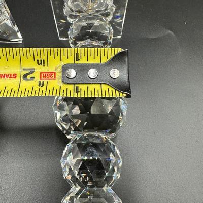 Swarovski 6" Crystal Candlesticks