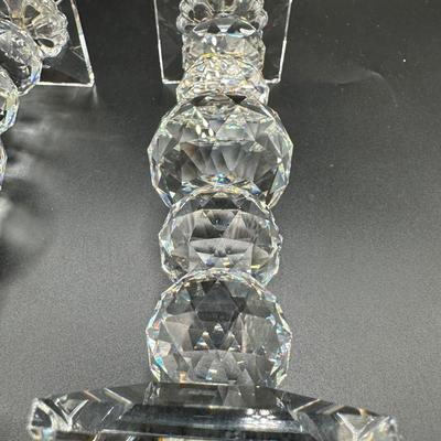 Swarovski 6" Crystal Candlesticks