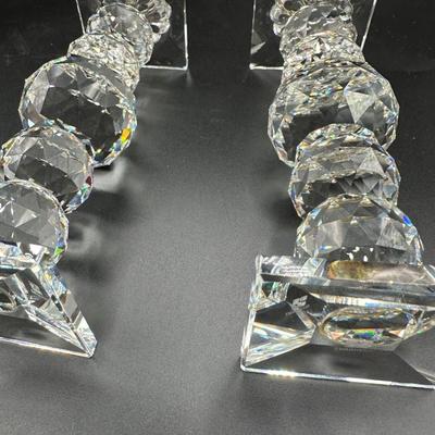 Swarovski 6" Crystal Candlesticks
