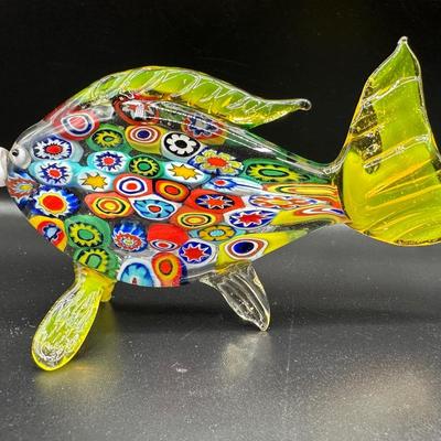 Art Glass Fish Figurine