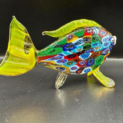 Art Glass Fish Figurine