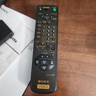 Vintage Working Sony Trinitron Gaming TV and Sony Video Cassette Recorder VHS player