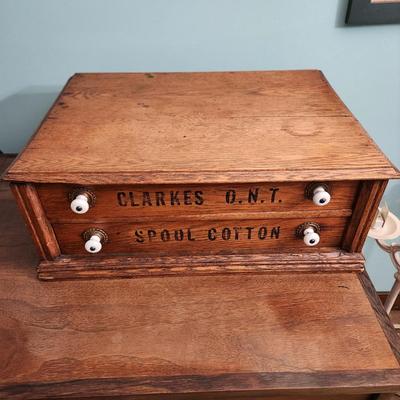 Clarks O.N.T. Spool 2 Drawer Spool Cabinet with Contents shown
