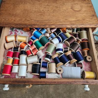 Clarkes O.N.T. Spool 2 Drawer Spool Cabinet with Contents shown